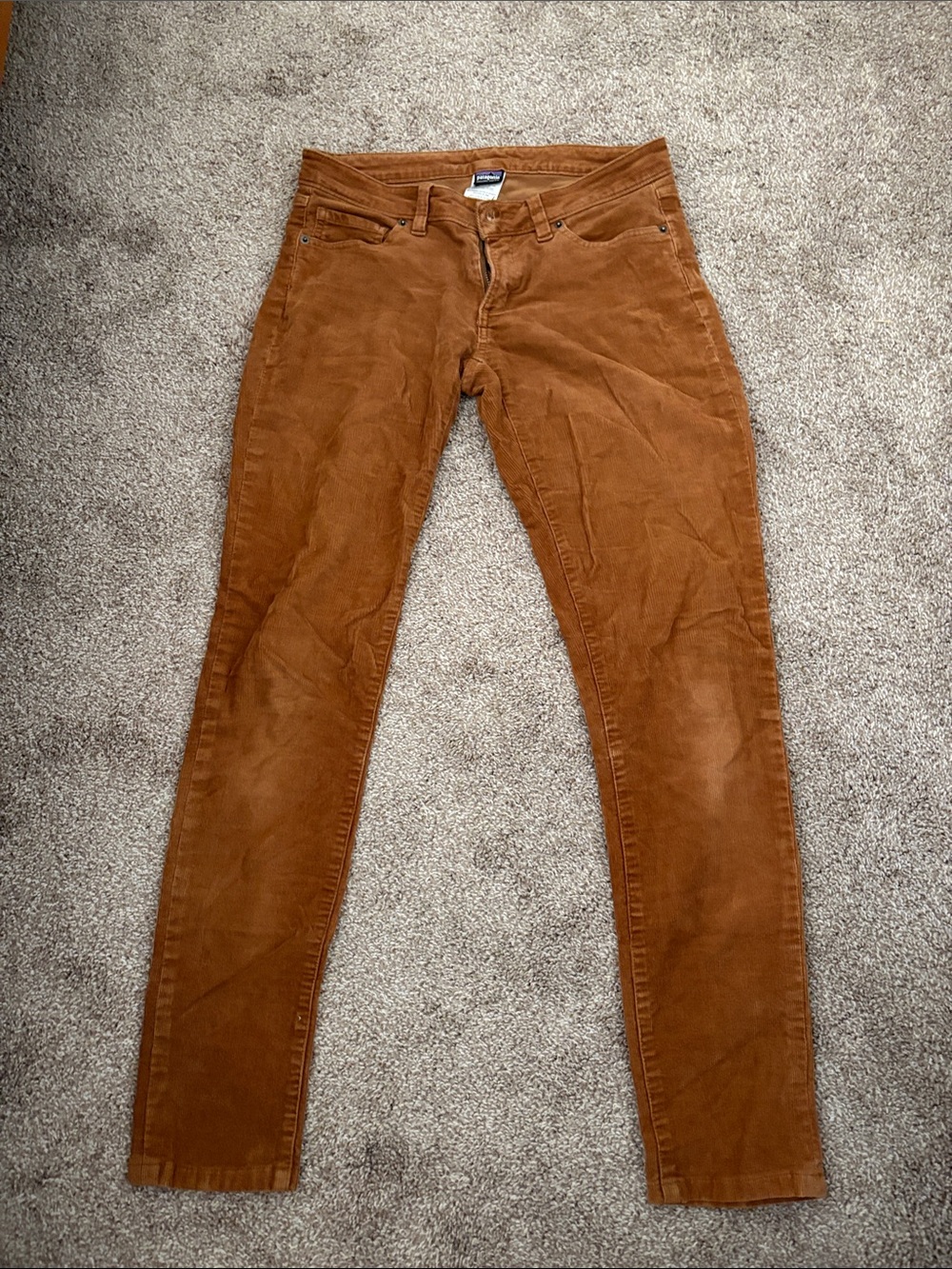 Patagonia Women’s Skinny Corduroy Jeans in Cinnamon Brown